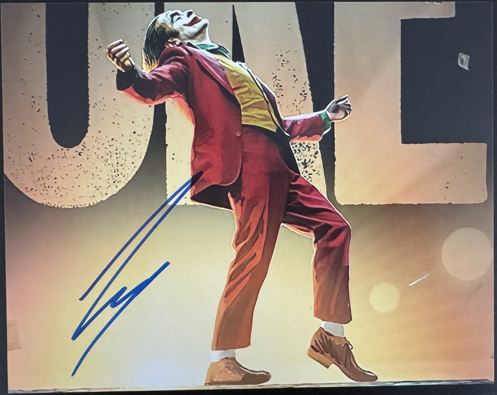 Joaquin Phoenix Joker Signed Autograph Signature 8x10 Matte Photograph COA