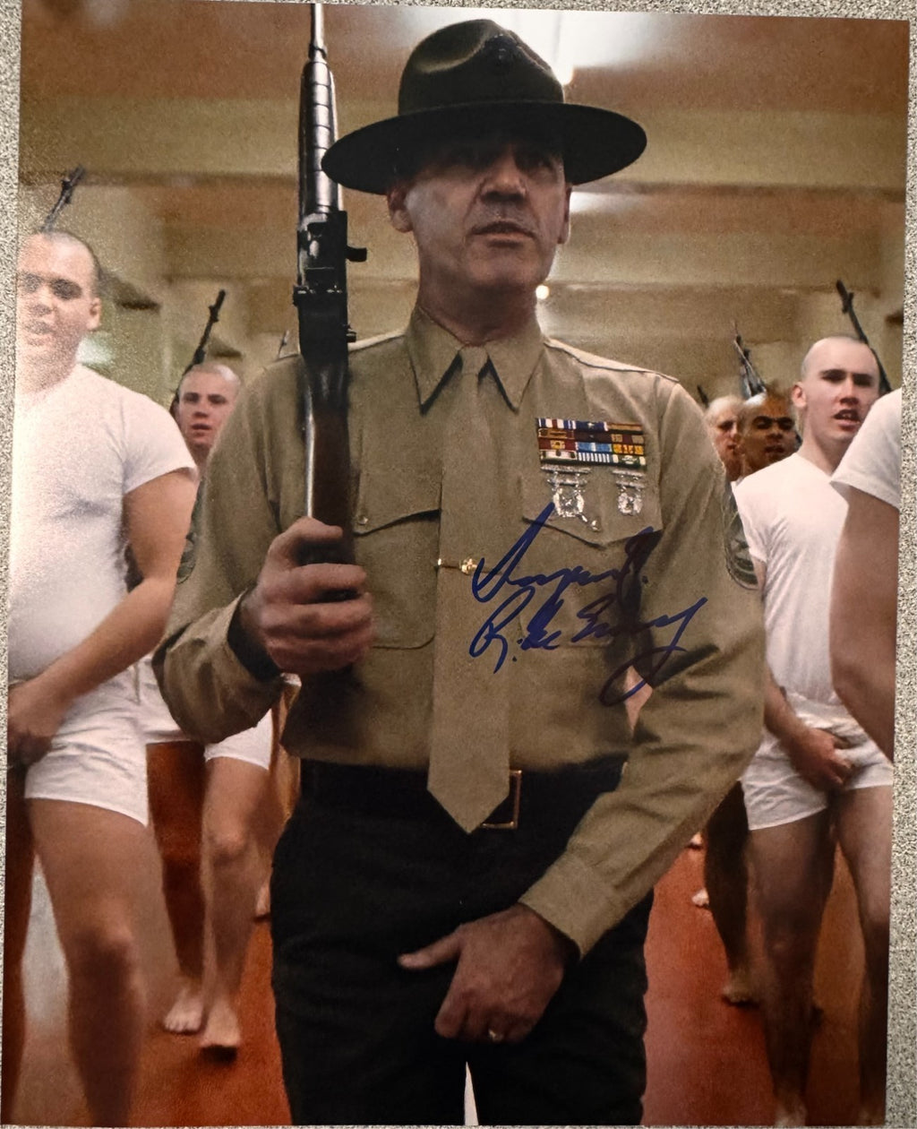 R. Lee Ermey Full Metal Jacket Signed Autograph Signature 8x10 Matte Photo COA