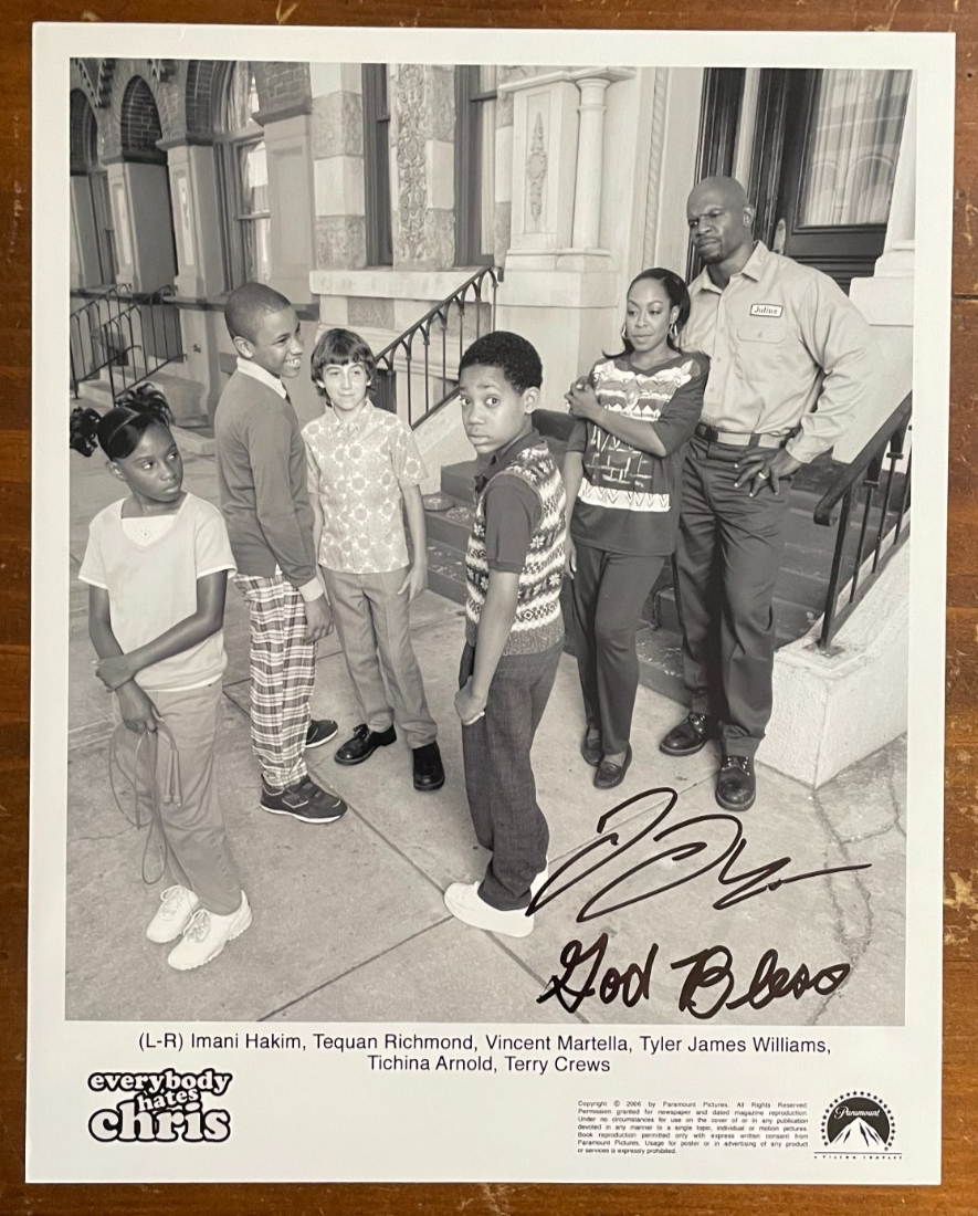 Tyler James Williams Signed Autograph Signature Everybody Hates Chris Photograph