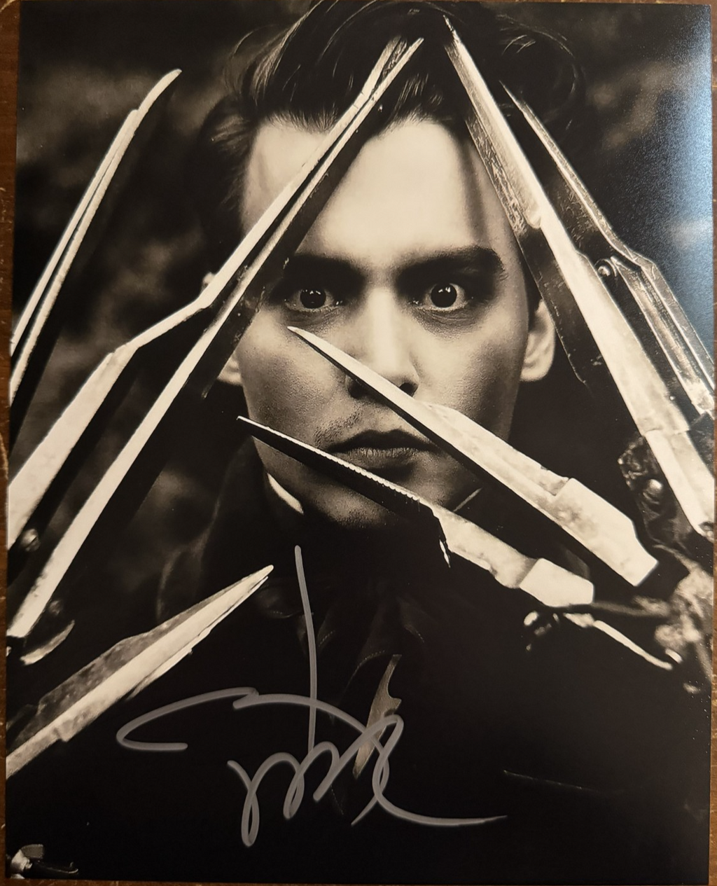 Johnny Depp Edward Scissorhands Signed Autographed Signature 8x10 Matte COA