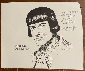 John Cullen Murphy Autograph Signatures 7x6 Prince Valiant Print Signed