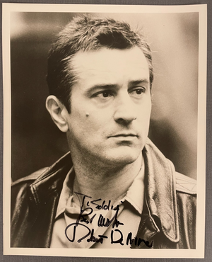Robert DeNiro Signed Autograph 8x10 B&W Glossy Photograph Kindred Spirits