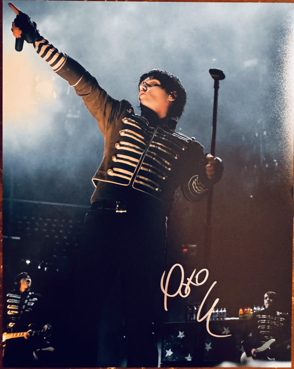 Gerald Way A Chemical Romance Signed Autographed Signature 8x10 Matte Photo COA
