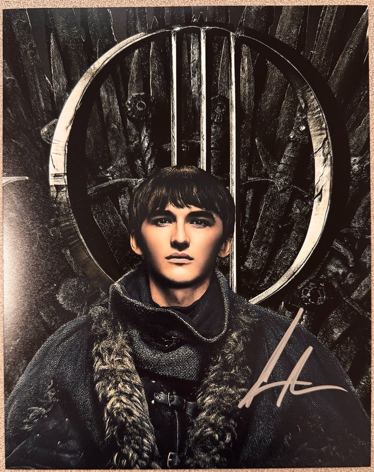 Isaac Hempstead Wright Game of Thrones Signed Autographed 8x10 Matte Photo COA