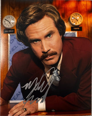 Will Ferrell Anchorman Signed Autographed Signature 8x10 Matte Photograph COA