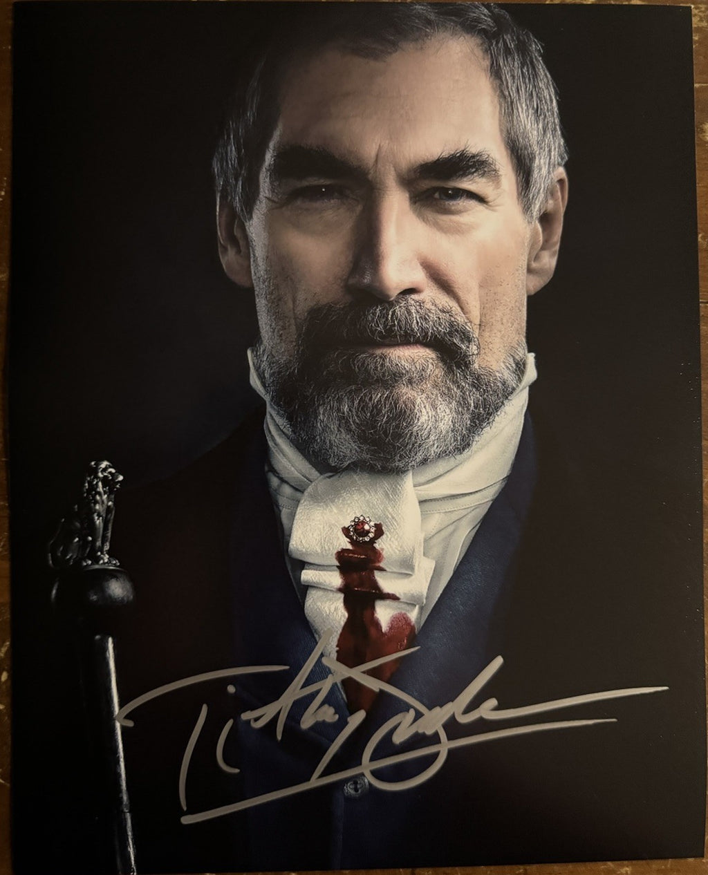 Timothy Dalton Signed Autograph Signature 8x10 Matte Photograph COA