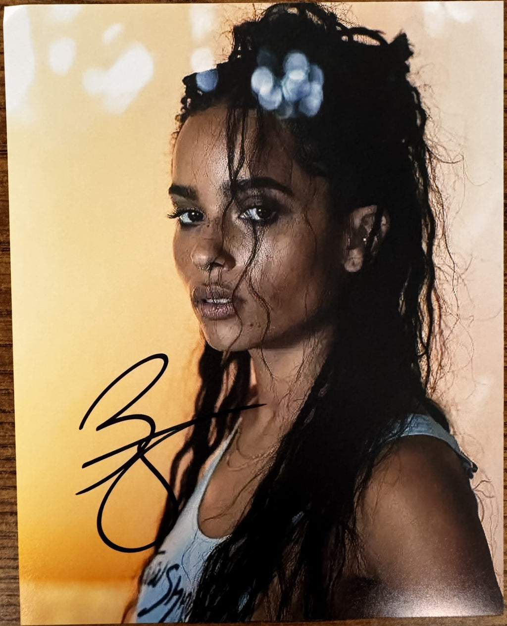 Zoe Kravitz Signed Autographed Signature 8x10 Matte Photograph COA