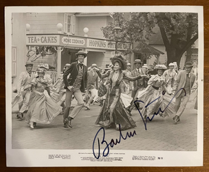 Barbara Streisand Signed Autograph Signature 10x8 B&W Hello, Dolly! Photograph