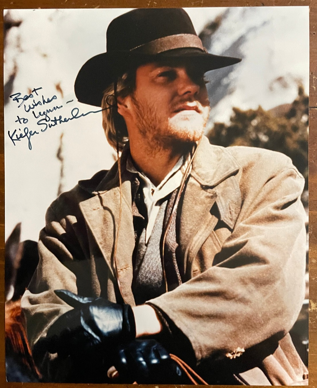 Kiefer Sutherland Signed Autograph Signature 8x10 Young Guns II Photograph