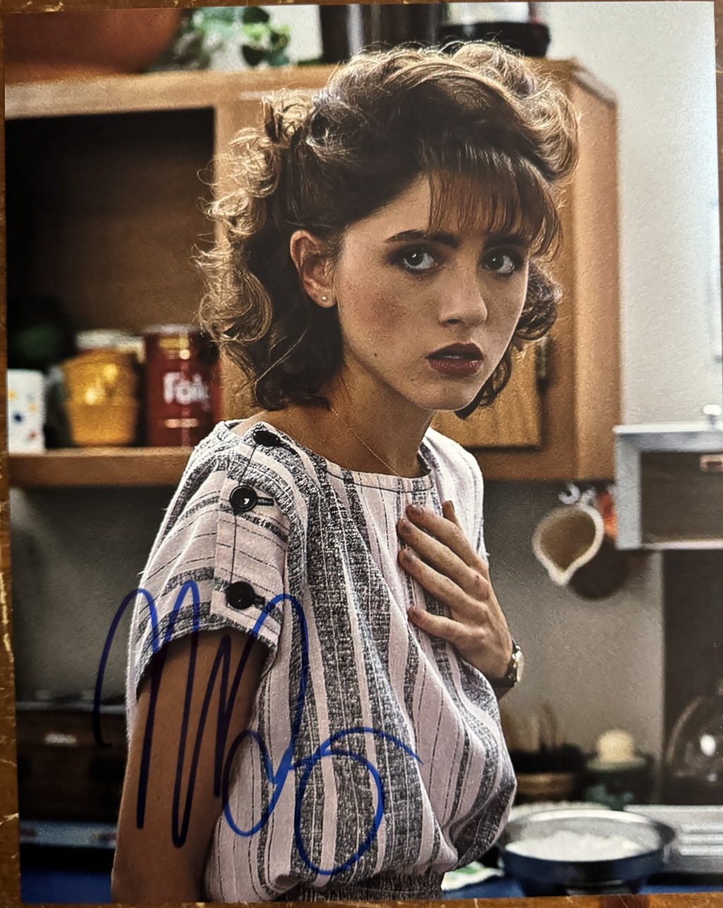 Natalia Dyer Stranger Things Signed Autographed Signature 8x10 Matte Photo COA