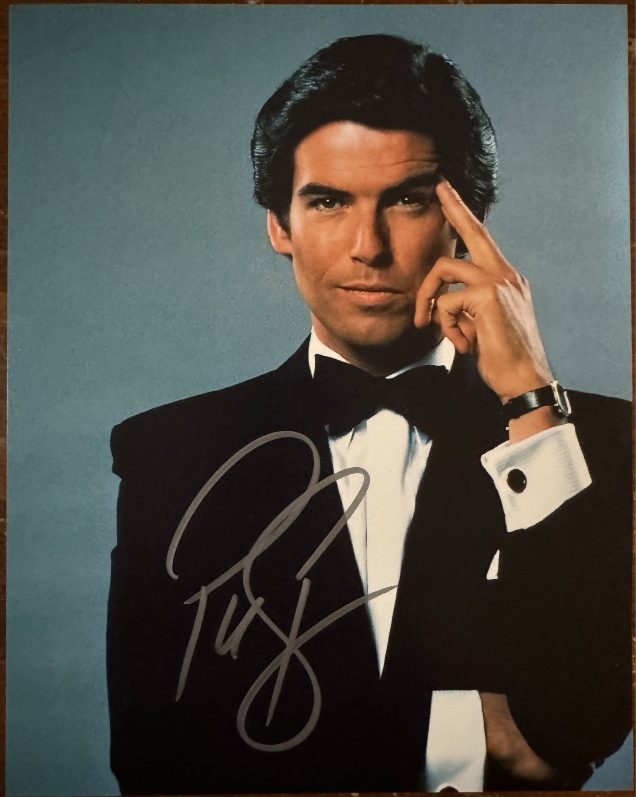 Pierce Brosnan James Bond 007 Signed Autograph Signature 8x10 Matte Photo COA