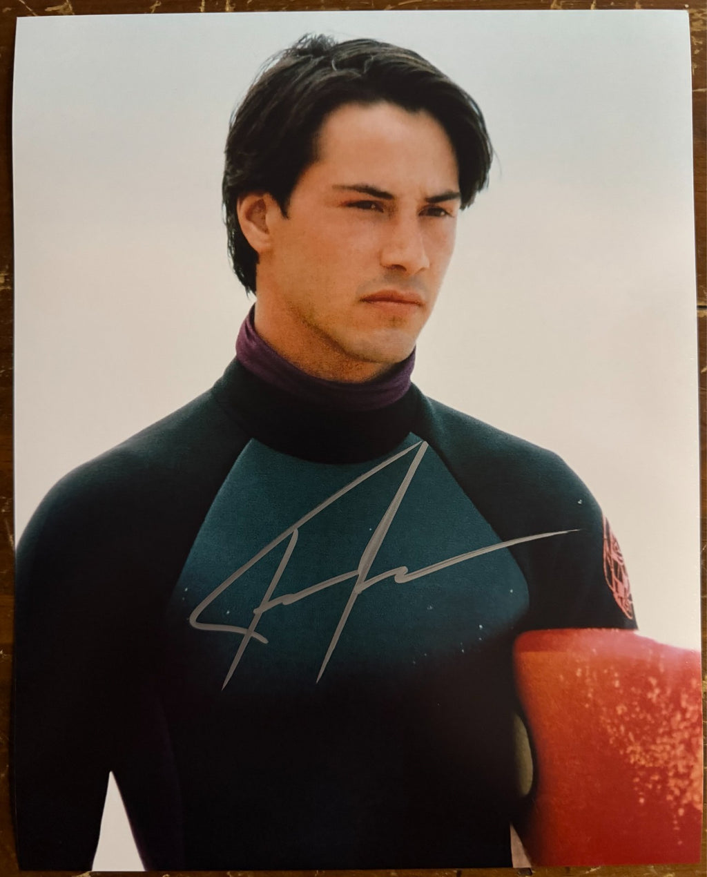 Keanu Reeves Point Break Autographed Signature 8x10 Matte Photograph COA