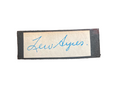 Lew Ayers Signed Autograph Signature 2.75x.75 Vintage Cut Paper Q Western Front