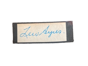 Lew Ayers Signed Autograph Signature 2.75x.75 Vintage Cut Paper Q Western Front