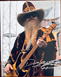 Dusty Hill ZZ Top Signed Autographed Signature 8x10 Matte Photograph COA
