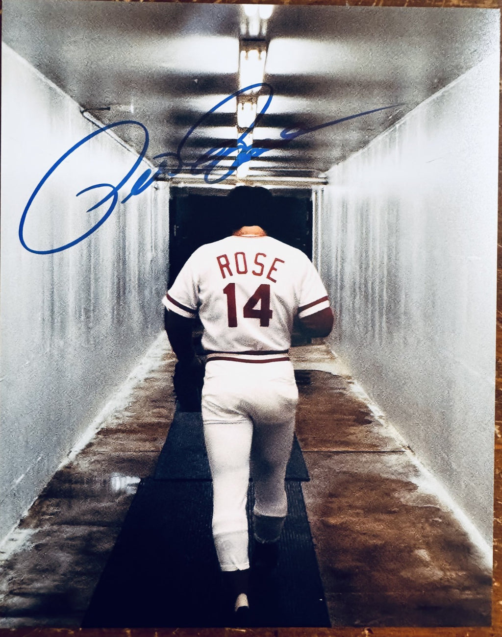 Pete Rose Signed Autographed Signature 8x10 Matte Photograph COA