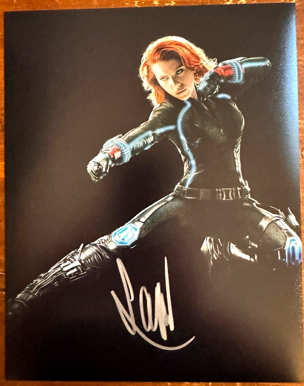 Scarlett Johansson Black Widow Signed Autographed 8x10 Matte Photograph COA