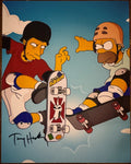 Tony Hawk The Simpsons signed Autographed Signature 8×10 matte photograph