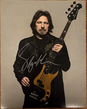 Geezer Butler Black Sabbath Signed Autographed Signature 8x10 Matte Photo COA