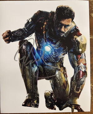 Robert Downey Jr Iron Man Signed Autograph Signature 8x10 Matte Photograph COA