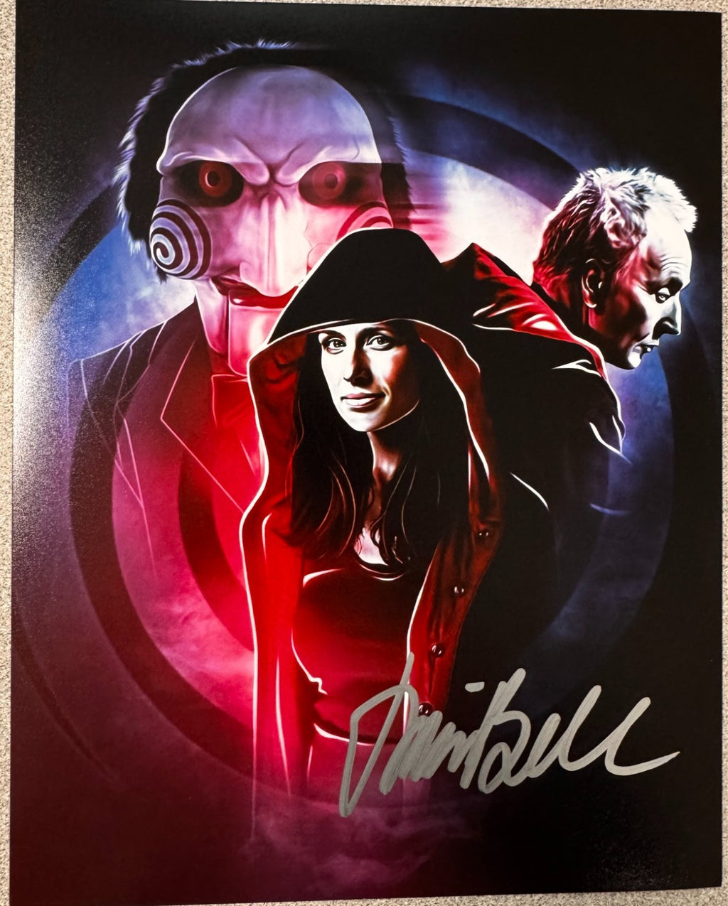 Tobin Bell SAW Signed Autograph Signature 8x10 Matte Photograph COA