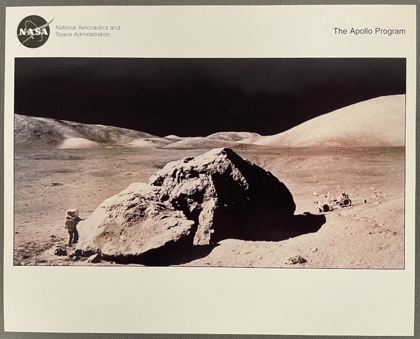 NASA RARE Collectible Lithograph 10x8 B&W LG-2000-09-524-HQ