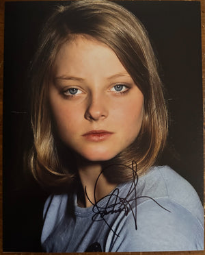 Jodie Foster Signed Autographed Signature 8x10 Matte Photograph COA