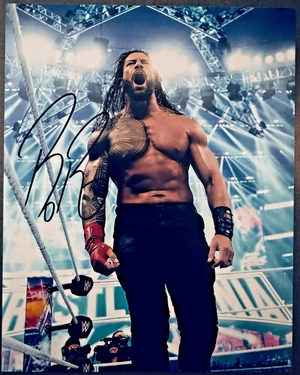 Roman Reigns WWE Signed Autographed Signature 8x10 Matte Photograph COA