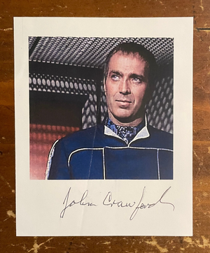 John Crawford Signed Autograph Signature 4x5 Paper Photograph
