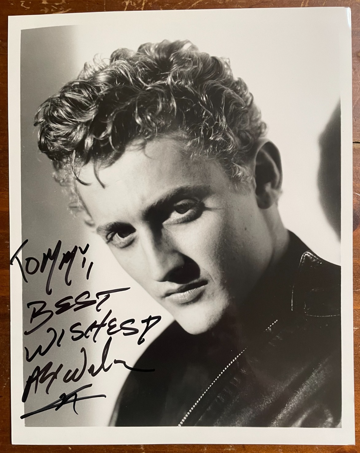 Ted Theodore Logan Signed Autograph Signature 8x10 B&W Bill & Ted's Lost Boys