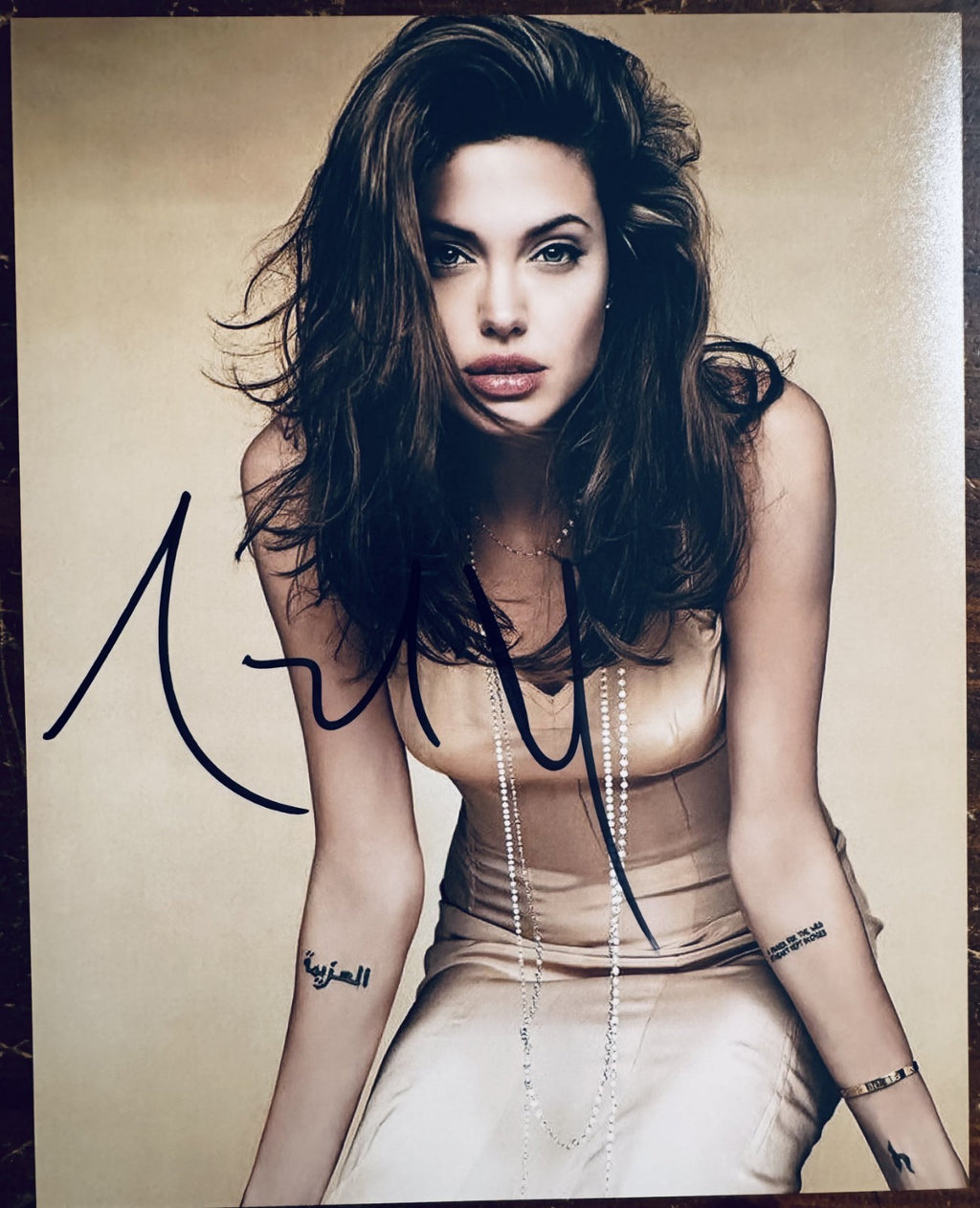 Angelina Jolie Signed Autographed Signature 8x10 Matte Photograph COA
