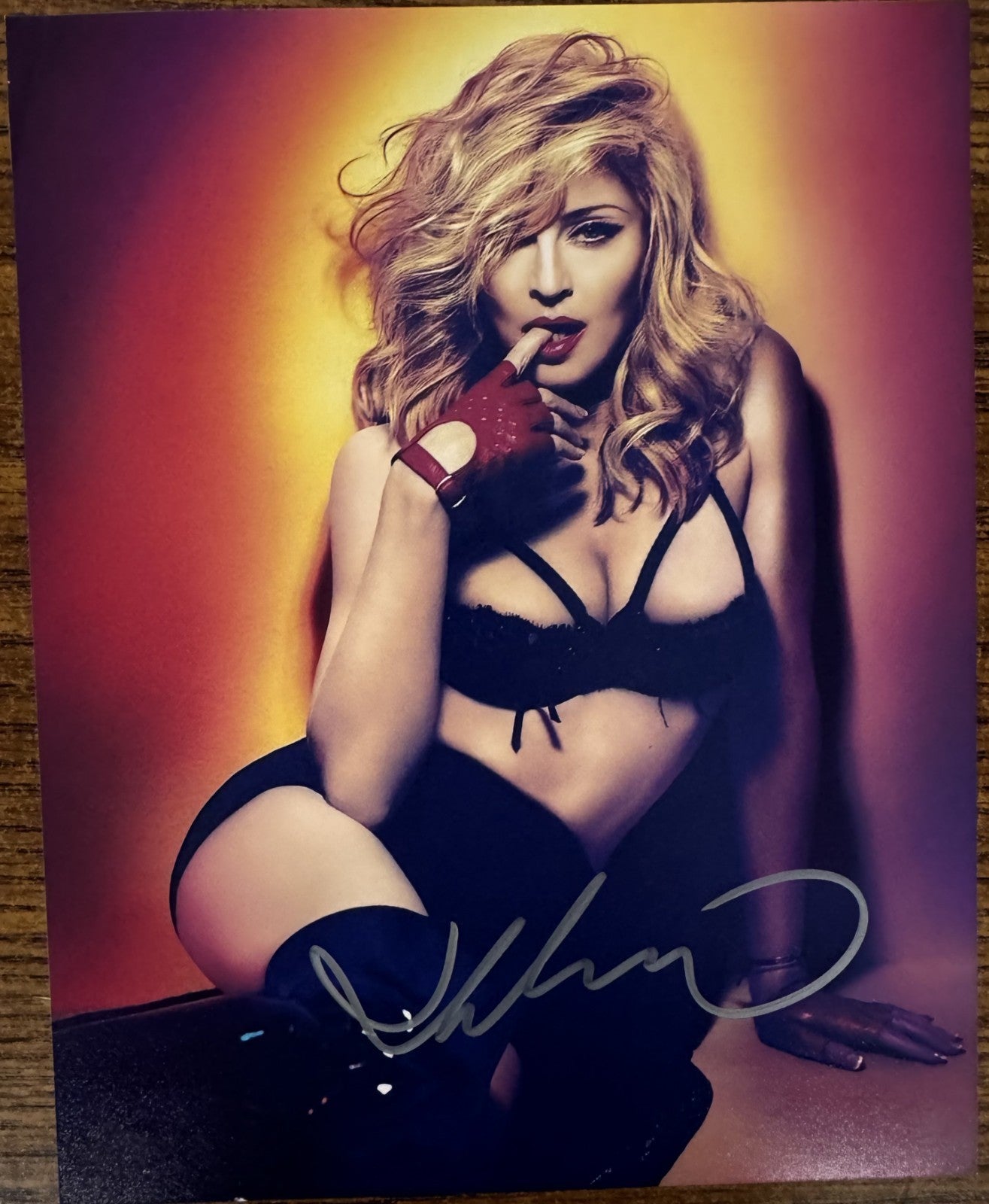 Madonna Signed Autographed Signature 8x10 Matte Photograph COA