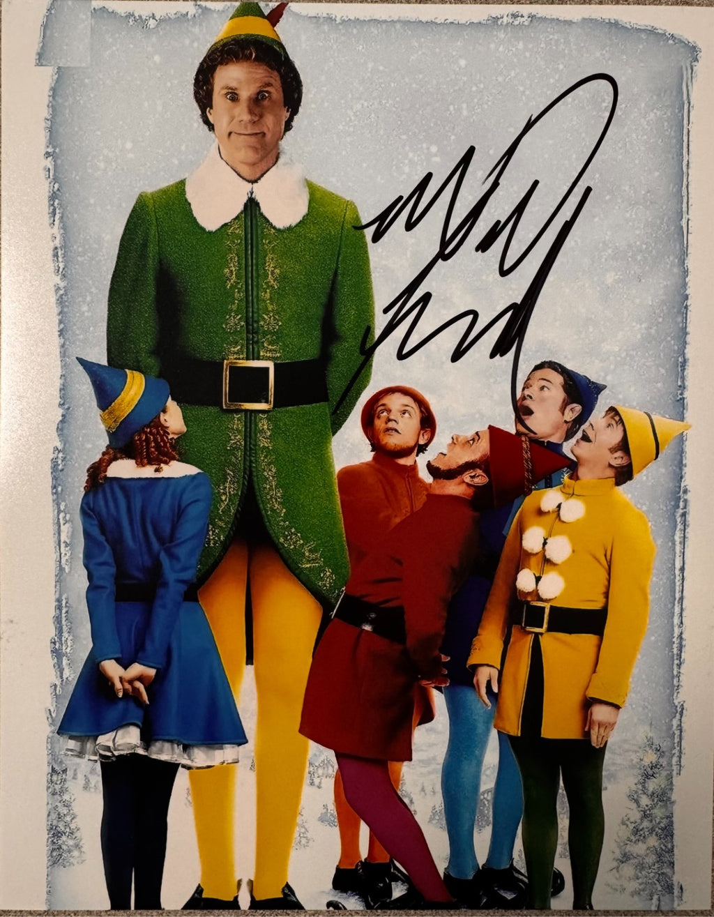 Will Ferrell ELF Signed Autographed Signature 8x10 Matte Photograph COA