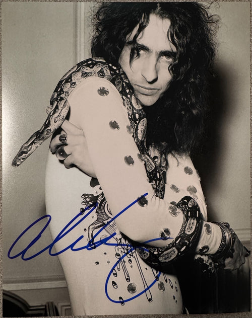 Alice Cooper Signed Autograph Signature 8x10 Matte Photograph COA