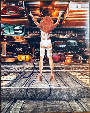Milla Jovovich 5th Element Signed Autographed Signature 8x10 Matte Photo COA