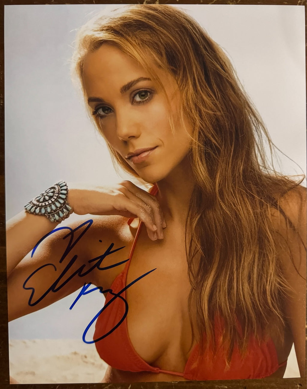 Elizabeth Berkley Signed Autograph Signature 8x10 Matte Photograph COA