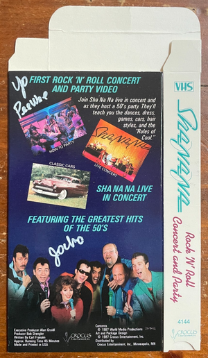 Jacko Marcellino Signed Autograph Signature Original VHS Sha Na Na Cover