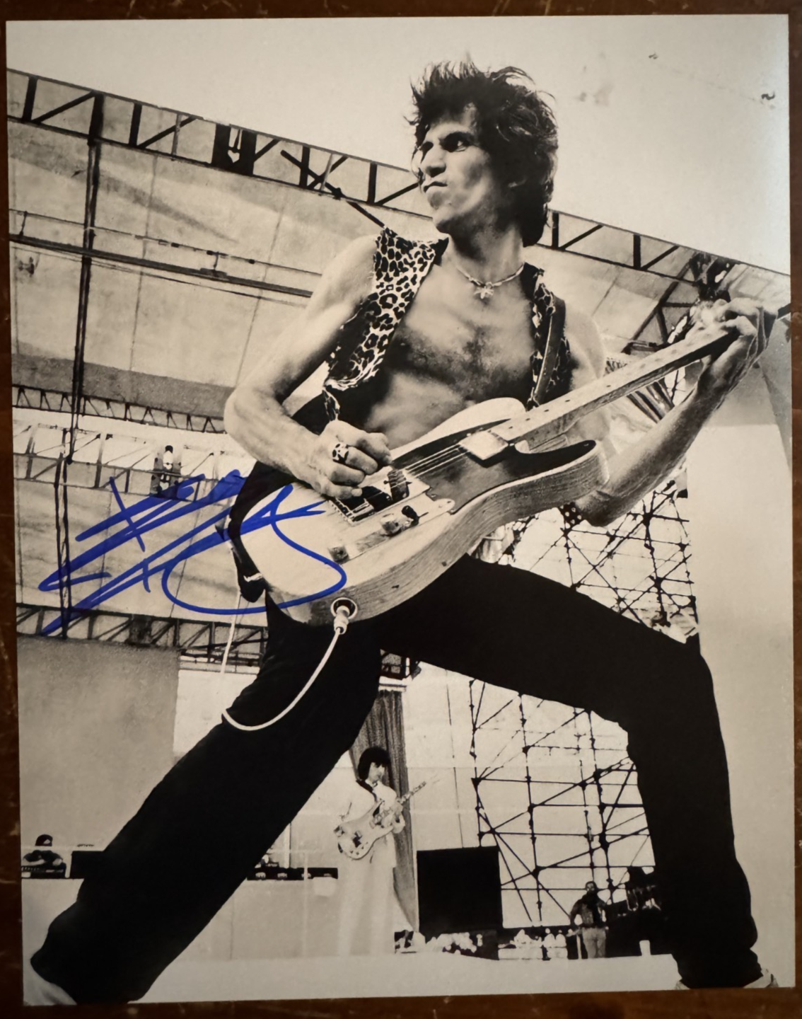 Keith Richards Rolling Stones Autographed Signature 8x10 Matte Photograph COA