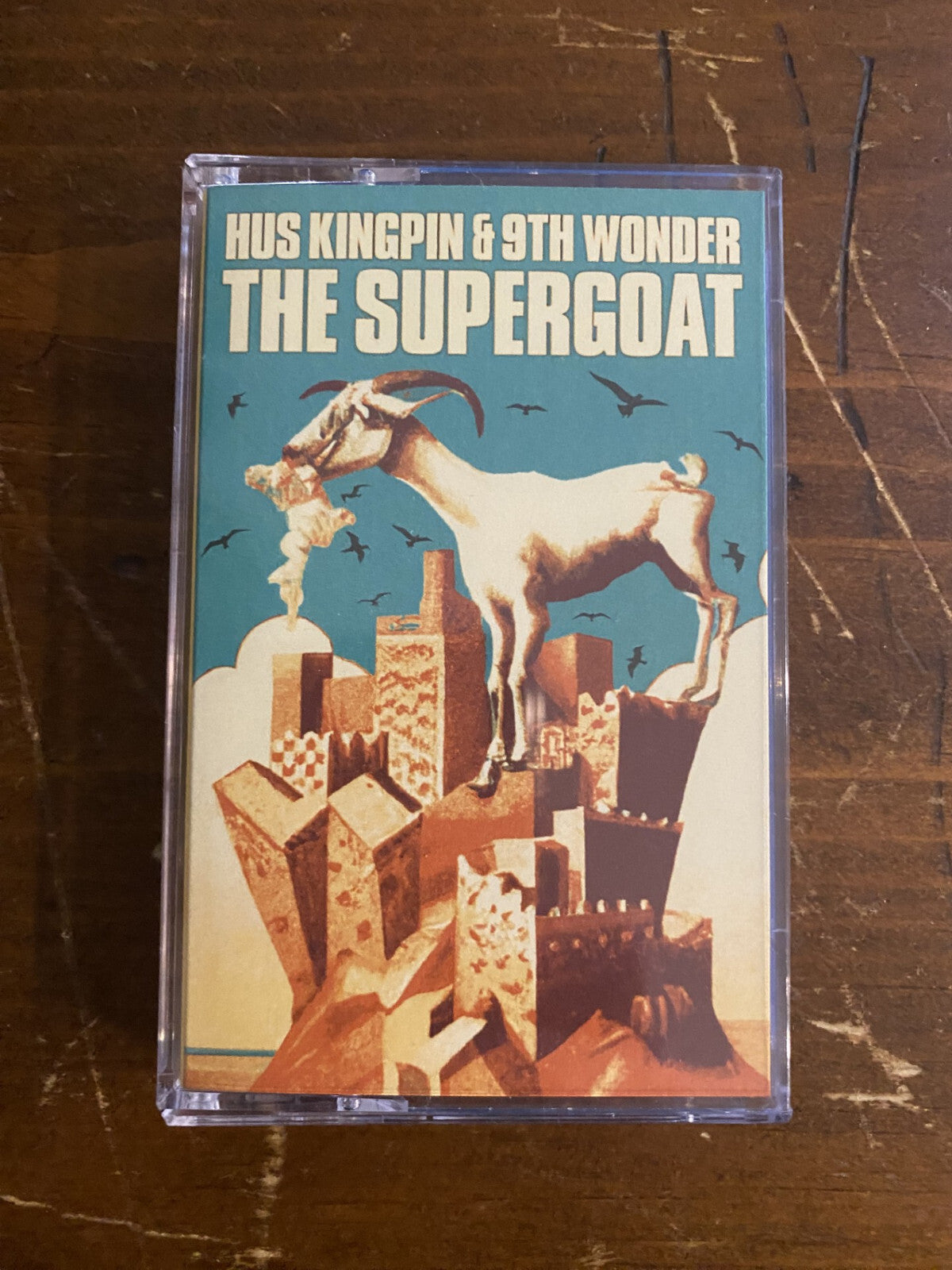 Hus Kingpin & 9th Wonder- The Supergoat- Daupe - Blue Cassette Tape - 1/100