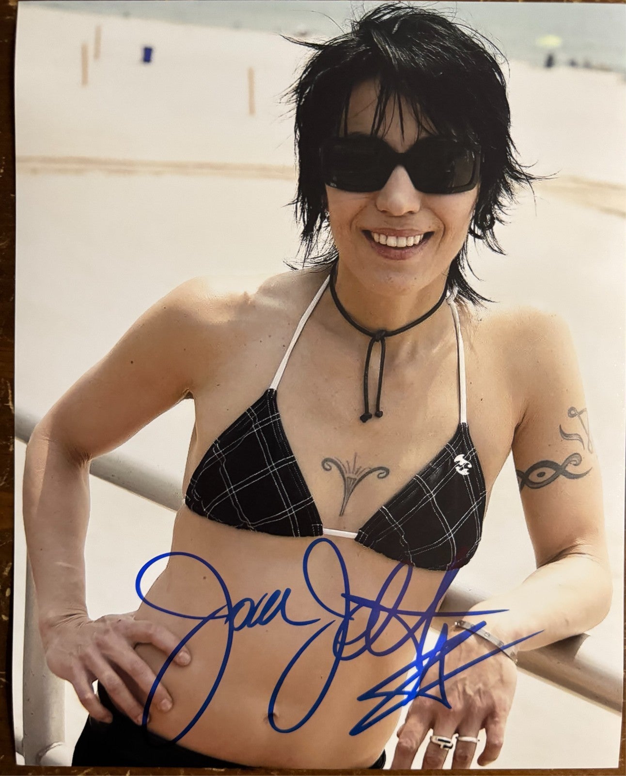Joan Jett Signed Autograph Signature 8x10 Matte Photograph COA