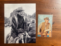 Ward Bond Signed Autograph Signature Vintage Wagon Train Postcard