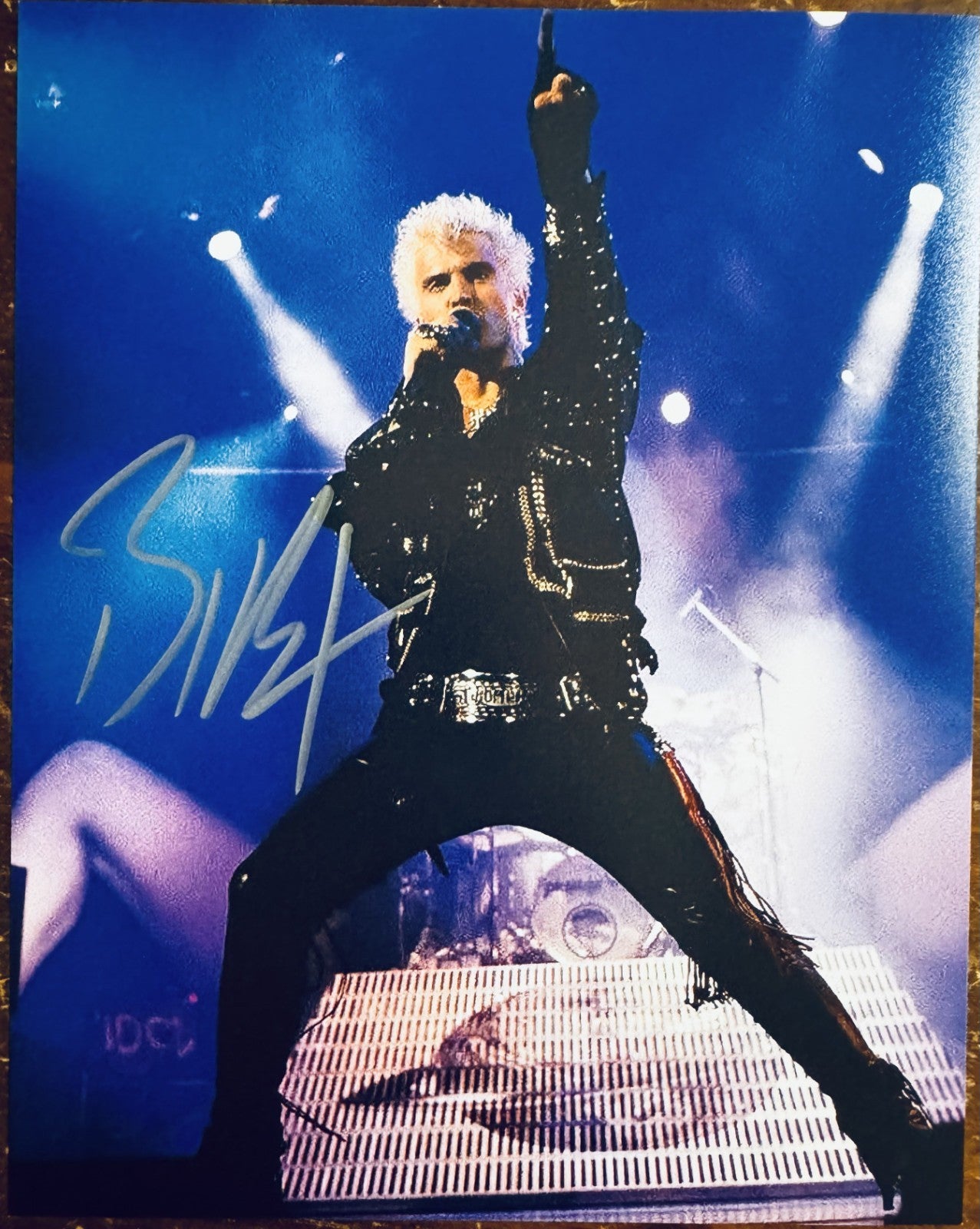 Billy Idol Signed Autographed Signature 8x10 Matte Photograph COA