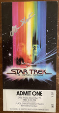 STAR TREK THE MOTION PICTURE 1979 WORLD PREMIERE MOVIE TICKET WILLIAM SHATNER