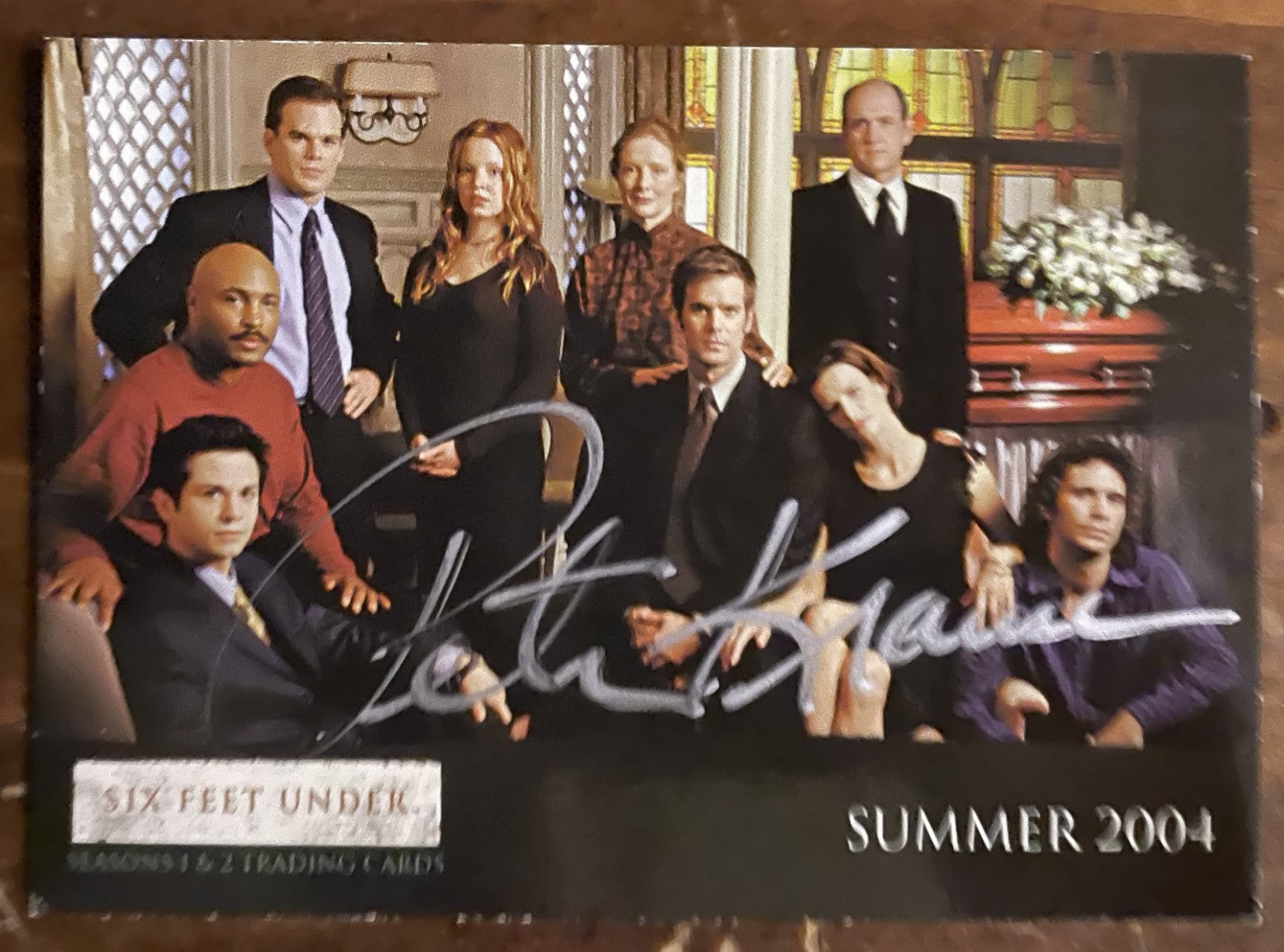 Six Feet Under Peter Krauss Signed Autograph Signature Trading Card Season 1&2