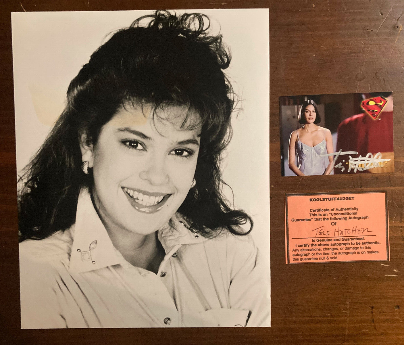 Teri Hatcher Signed Autograph Signature Lois & Clark Collectible TradingCard COA