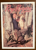 Roy Rogers Signed Autograph Signature on Collectible RR Comics Trading Card