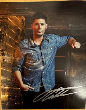 Jensen Ackles Signed Autographed Signature 8x10 Matte Photograph COA