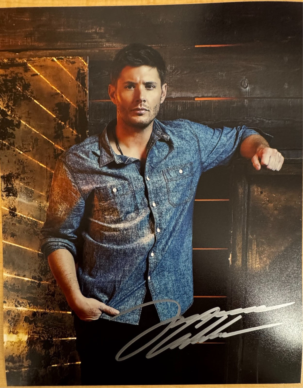 Jensen Ackles Signed Autographed Signature 8x10 Matte Photograph COA