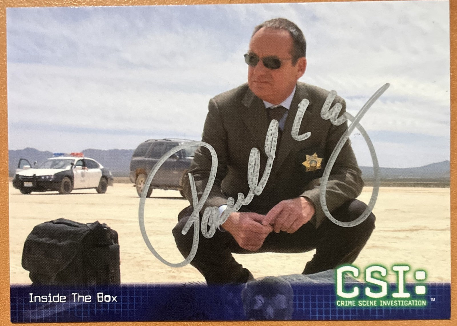 Paul Guilfoyle Signed Autograph Signature CSI Memorabilia Trading Card