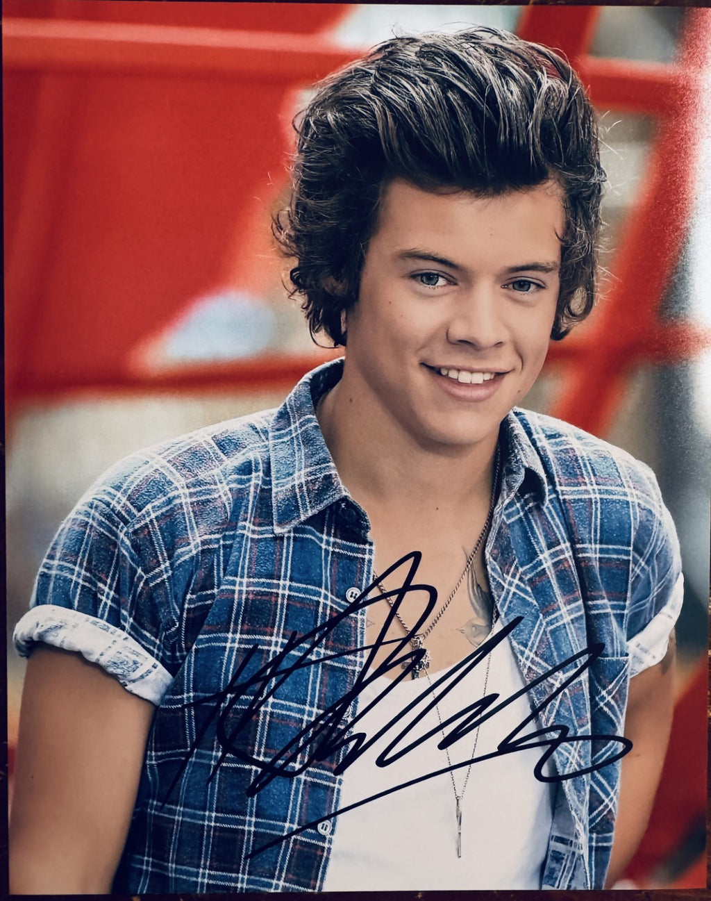 Harry Styles Signed Autographed Signature 8x10 Matte Photograph COA